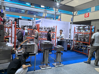 Group photo with customers