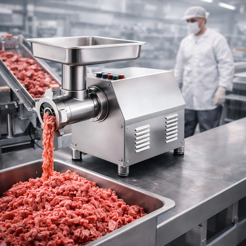 meat grinder for meat processing plants