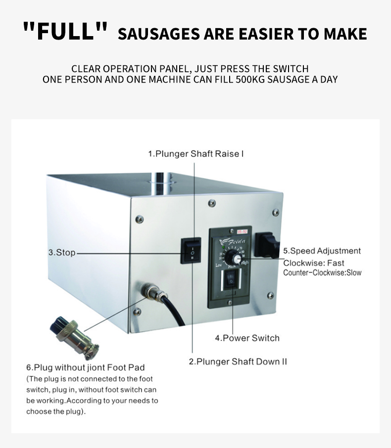 commercial sausage making machine