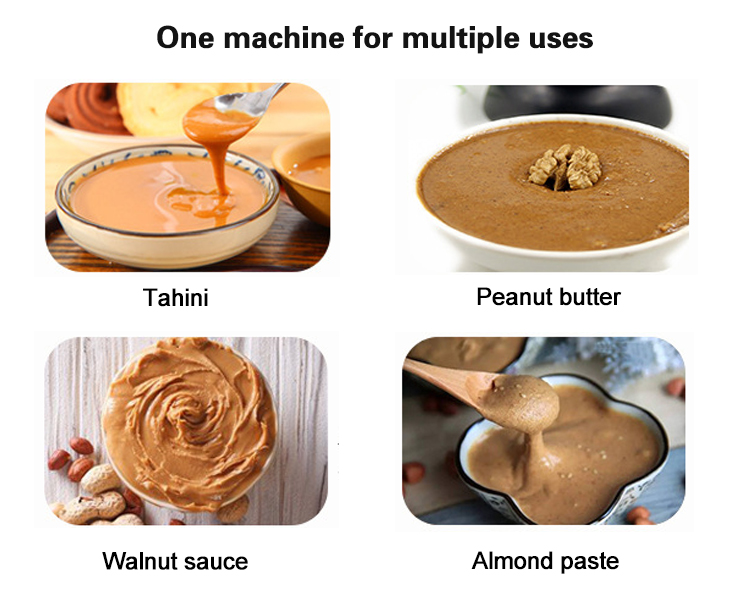 machine making peanut butter