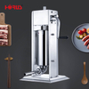12L Vacuum Manual Sausage Stuffer | Commercial Stainless Steel Deaeration | Horus