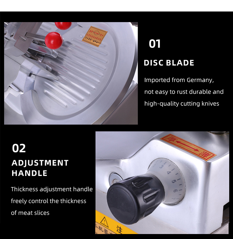 pure copper motor commercial meat slicer