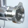 restaurant meat grinder with sausage filling